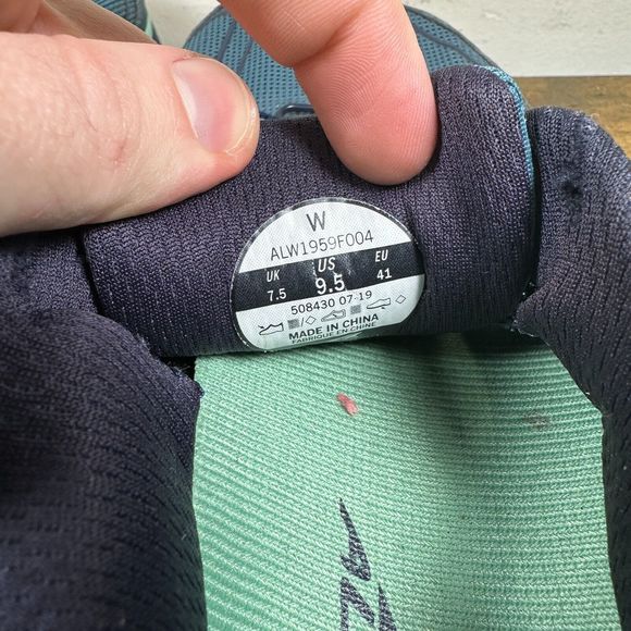 Altra Olympus 3.5 Trail‎ Running Blue Green Shoes Sneakers Women's Size - Picture 8 of 8